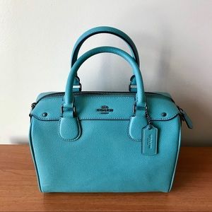 Coach Mini Bennett Crossbody Satchel - Blue/Green